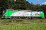  193 831-5  Christian Doppler  (Siemens Vectron) solo am 29.9.24 bei Eglharting.