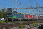 Siemens Vectron 193 257-3 durchfährt am 20.09.2024 den Bahnhof Pratteln.