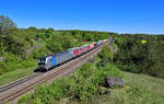 193 124 mit einem KLV am 27.04.2024 bei Laaber.