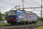 Siemens Vectron 193 532-9 durchfährt am 10.09.2024 solo den Bahnhof Pratteln.