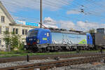 Siemens Vectron 193 497-5 durchfährt am 05.10.2024 den Bahnhof Pratteln.