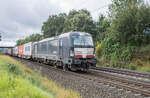 X4E 616 (193 616-0) mit einem Containerzug am 12.09.2024 bei Kerzell.