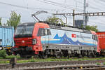 Siemens Vectron 193 478-5 durchfährt am 10.09.2024 den Bahnhof Pratteln.