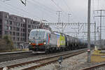 Siemens Vectron 193 101-1 durchfährt am 17.01.2025 den Bahnhof Rheinfelden.