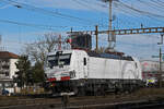 Siemens Vectron 193 312-4 durchfährt am 24.01.2025 solo durch den Bahnhof Pratteln.