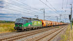 91 80 6193 729 mit Getreidezug am 25.08.2024 in Rodleben.