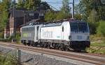 193 901 wurde am 28.09.13 von 139 558 der Railadventure durch Brehna Richtung Halle(S) gezogen.