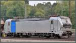 Wochenendruhe für diese Siemens Vectron Lok der Railpool,abgestellt in Aachen West im Oktober 2013.