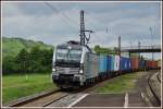 193 803-4 bei der Durchfahrt von Retzbach-Zellingen am 08.05.14.