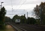 Ein Nachschuss von der 193 812-5 von Siemens kommt die Kohlscheider-Rampe hoch aus Richtung Neuss,Herzogenrath als Lokzug aus Neuss nach Aachen-West und fährt durch Kohlscheid in Richtung