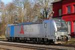 Railpool/Bräunert Transpetrol 193 801 am 16.1.14 als Lz in Ratingen-Lintorf.