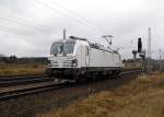 Am 02.02.2015 Rangierfahrt von der 193 814-1 von der SETG  (Railpool) bei Borstel bei Stendal .