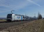 Wieder mal der Vectron mit der Nummer 193 210-9 bei Pölling am 08.03.2015