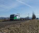 Ein Vectron mit der Nummer 193 216 in Pölling am 08.03.2015