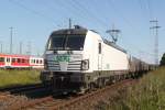 193 812-5 mit Leerzug von Stendal-Niedergrne nach Rostock-Bramow bei der Einfahrt im Rostocker Hbf.12.06.2015