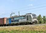 193 806-7 Siemens Railpool am 05.08.15 zwischen Bruchsal und Gondelsheim