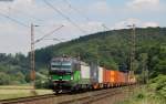 193 223-5 mit einem Containerzug bei Einbeck 12.6.15