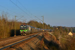 193 241 mit einem Autozug am 09.03.2016 bei Laaber.