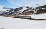 Railpool 193 mit Turnuszug am 05.03.2016 bei Kirchberg.