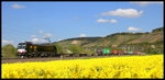 193 878 mit Containerzug am 05.05.2016 bei Himmelstadt