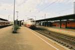 103 184 am 3.10.03 mit einem Sonderzug in Homburg Saar Hbf.