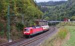 120 118-5 überführte am 01.10.18 die 103 245-7 von München nach Dessau.