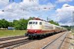 TEE Sonderzug 91300 mit 103 184 in Amstetten(Wrtt) am 7.6.09