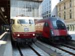 DB Fernverkehr 103 245-7 und ÖBB Railjet Steuerwagen am 08.08.15 in München Hbf