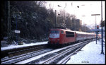 Wuppertal HBF am 28.01.1996: 10102 mit IC nach Köln 10.19 Uhr