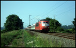 103225 erreicht hier am 1.6.1989 um 08.05 Uhr niedersächsischen Boden am Ortsrand von Hasbergen auf der Fahrt in Richtung Osnabrück - Bremen.