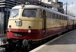 E10 1309 im Stumpfgleis an der Personalkantine ( Küchengleis ) im Kölner Hbf am 7.4.19.