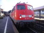 Die Br 110 mit IC s im Bonner Hbf