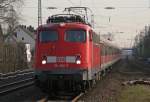 110 463 mit RB nach Wesel am 21.3.11 in Dsseldorf-Angermund