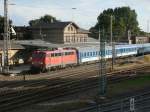 110 469,am 13.August 2013,mit ihren gegenwrtigen Stammzug,EC 378 Bratislava-Binz,in Bergen/Rgen.