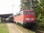 Am 29.09.06 war die Mnchener 110 497 mit ihrer RB48 von Wuppertal nach Bonn unterwegs. Aufnahme in Kln-West.