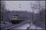 110203 ist hier mit dem § 3377 am 14.2.1991 um 10.46 Uhr im Wald bei Ostercappeln nach Bremen unterwegs.