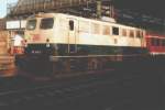 110 144-3 mit RB 21 in Aachen Hbf Richtung Mnchengladbach,im Herbst 2002.