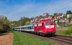 110 198	mit dem MEX 89477 (Stuttgart Hbf - Tübingen Hbf) bei Oberboihingen 12.4.24