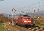 111 137-6 mit dem RE 22039 (Esslingen-Tübingen Hbf) bei Metzingen 23.3.19