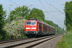 111 125-1 auf dem Weg nach Aachen, hier kurz vor dem Bhf Herzogenrath.