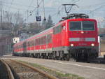 1980 fotografierte ich die Lok 111 019 rangierend im Bahnhof Salzburg.