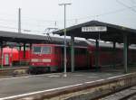 111 193-9 ist soeben mit dem RE 4106 aus Frankfurt (M) Hbf in Kassel Hbf eingetroffen und wird nach einem 49 Mintigem Aufenthalt den RE 4111 zurck nach Franfurt bringen.