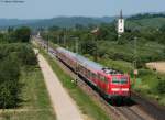 111 054-3 mit dem RB 31105 (Offenburg-Basel Bad Bf) bei Denzlingen 14.7.10