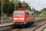 111 105 durchfährt Recklinghausen Hbf.