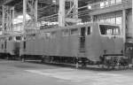 Am Tag der offenen Tr bei der Lokomotivfabrik der Fried. Krupp AG in Essen am 2. September 1978 war ein Lokkasten fr eine 111 ausgestellt.