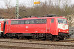 Train4Train 111 207-7 in Hamburg-Harburg 4.2.2025