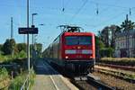 112 101 erreicht mit ihrem RE5 den Bahnhof Zossen und fährt in Kürze weiter nach Elterwerda.

Zossen 26.07.2018