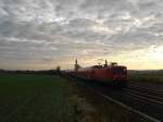 112 141-7 zieht am Morgen des 27.12.08 den RE 21413 Lbeck Hbf - Hamburg Hbf Richtung Reinfeld (Holst.) um dort einen Planhalt einzulegen.