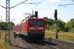 112 174 mit RB Richtung Magdeburg in Eilsleben am 20.07.2013