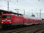 Am 25.12.2013 kam 112 138 mit dem RE 17620 von Halle/Saale nach Stendal und fuhr weiter nach Uelzen.